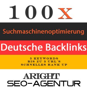 100 Deutsche Backlinks Google Suchmaschinenoptimierung
